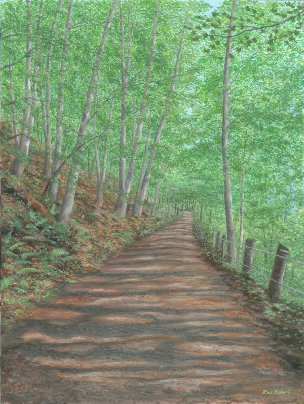 Black Bridge Ghost - Newtown Scenes  20X24 by Rick Kuhn